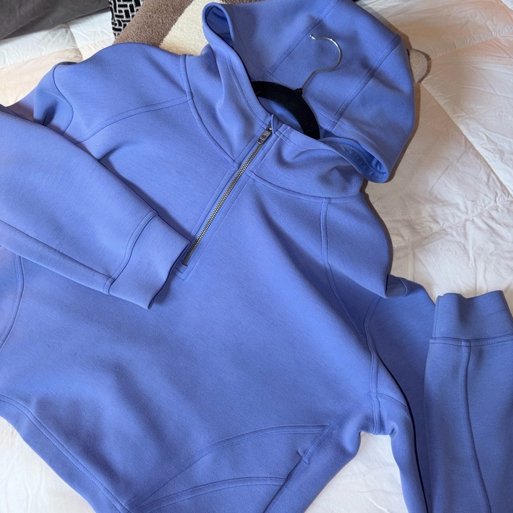 Lululemon Athletica Blue Half-Zip Hoodie